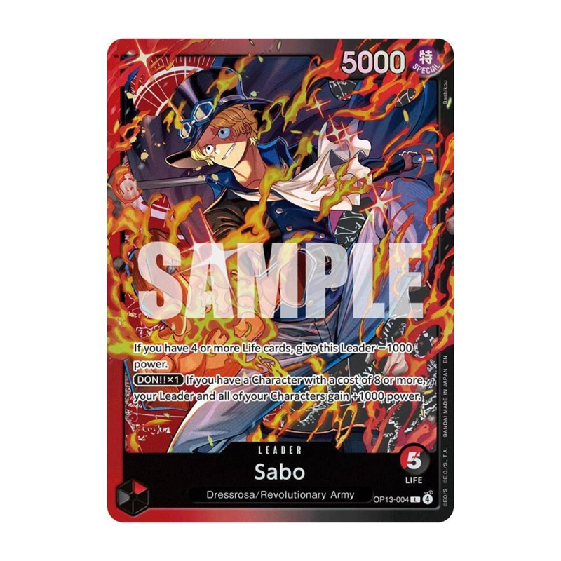 ONE PIECE TCG: STARTER DECK ST-35 SABO RED/BLACK - 2