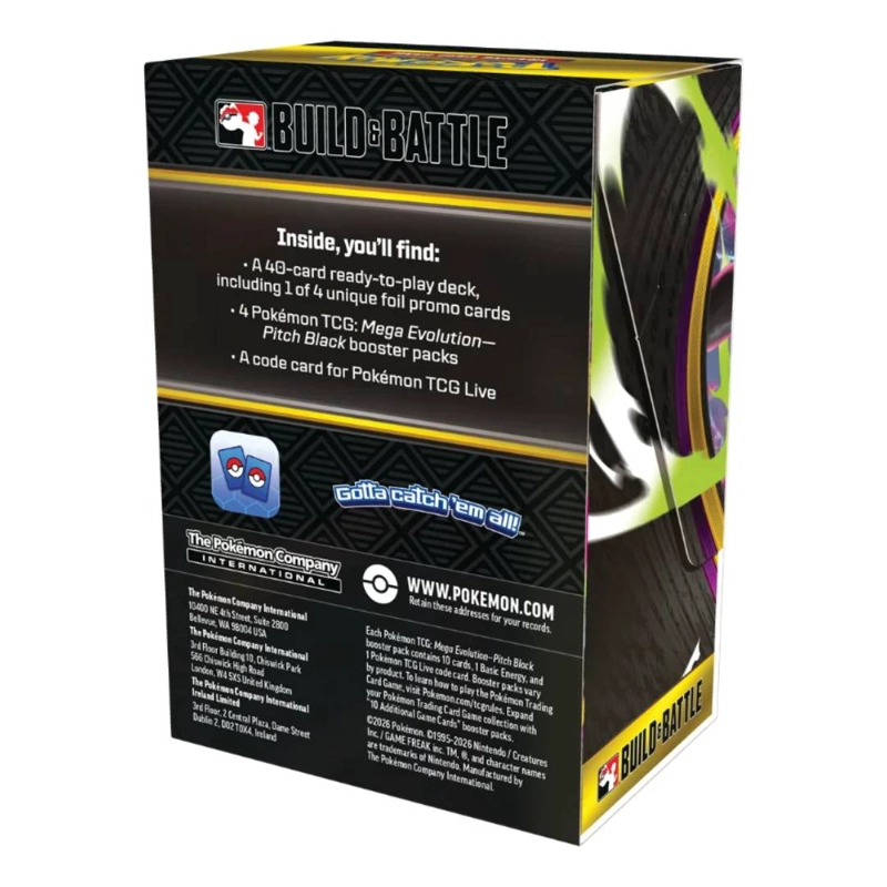 POKEMON TCG PITCH BLACK BUILD AND BATTLE INGLES - 2