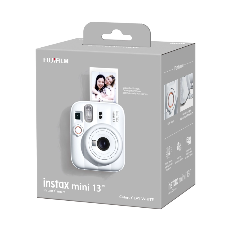 CAMARA INSTANTANEA INSTAX MINI 13 CLAY WHITE - 6