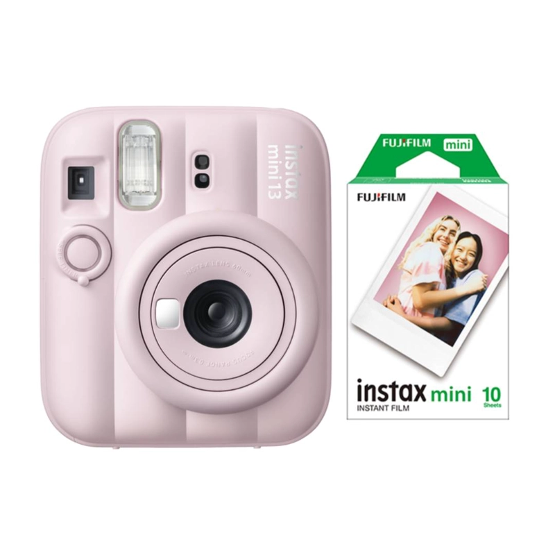 KIT CAMARA FUJIFILM INSTAX MINI 13 PINK + 10 FILM - 1