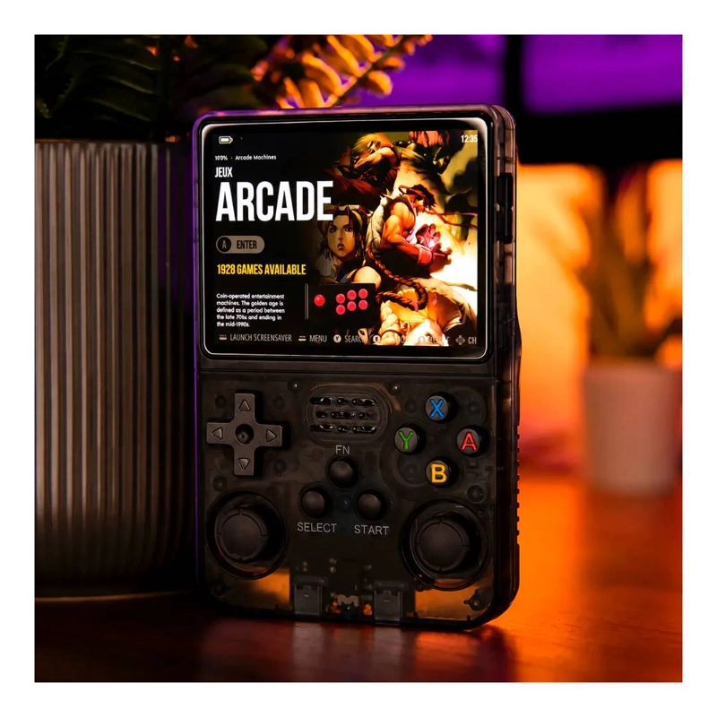 CONSOLA RETRO PORTATIL R36S BLACK 64GB - 2