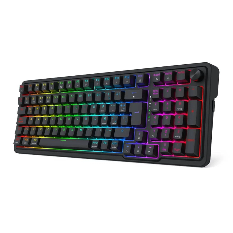TECLADO GAMER REDRAGON EISA K686RGB-M SP MAGNETIC BLACK - 2
