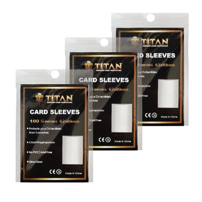 X3 PROTECTOR SMALL TITAN PRO 62X89MM - TRANSPARENTE 100U - 1