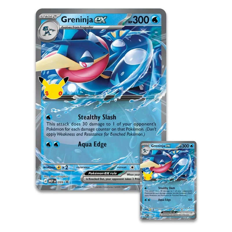 POKE MON TCG: 30TH CELEBRATION EX BOX GRENINJA INGLES - 2
