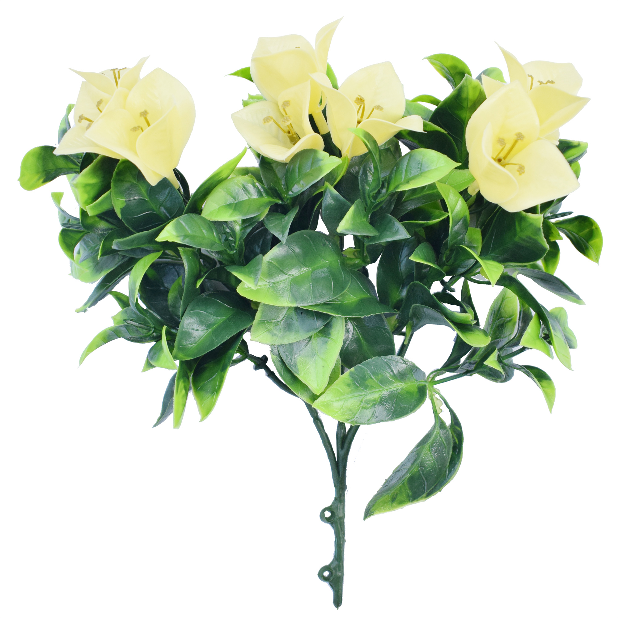 GARDENIA AMARILLA, RAMA DECORATIVA DE 30 CM CON PROTECCIÓN UV - 2