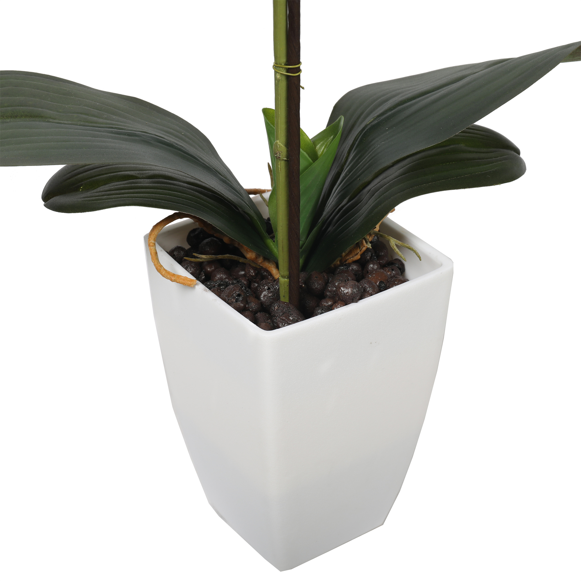 ORQUÍDEA MORADA DE 52 CM EN MACETERO - 3