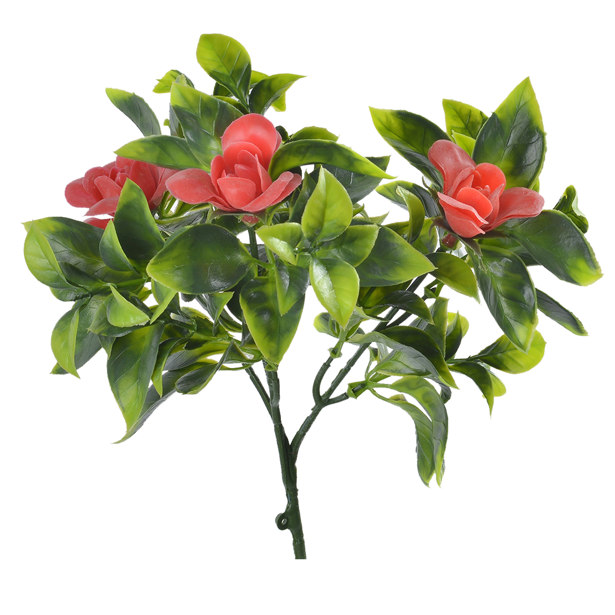 GARDENIA ROJA, RAMA DECORATIVA DE 30 CM CON PROTECCIÓN UV - 2