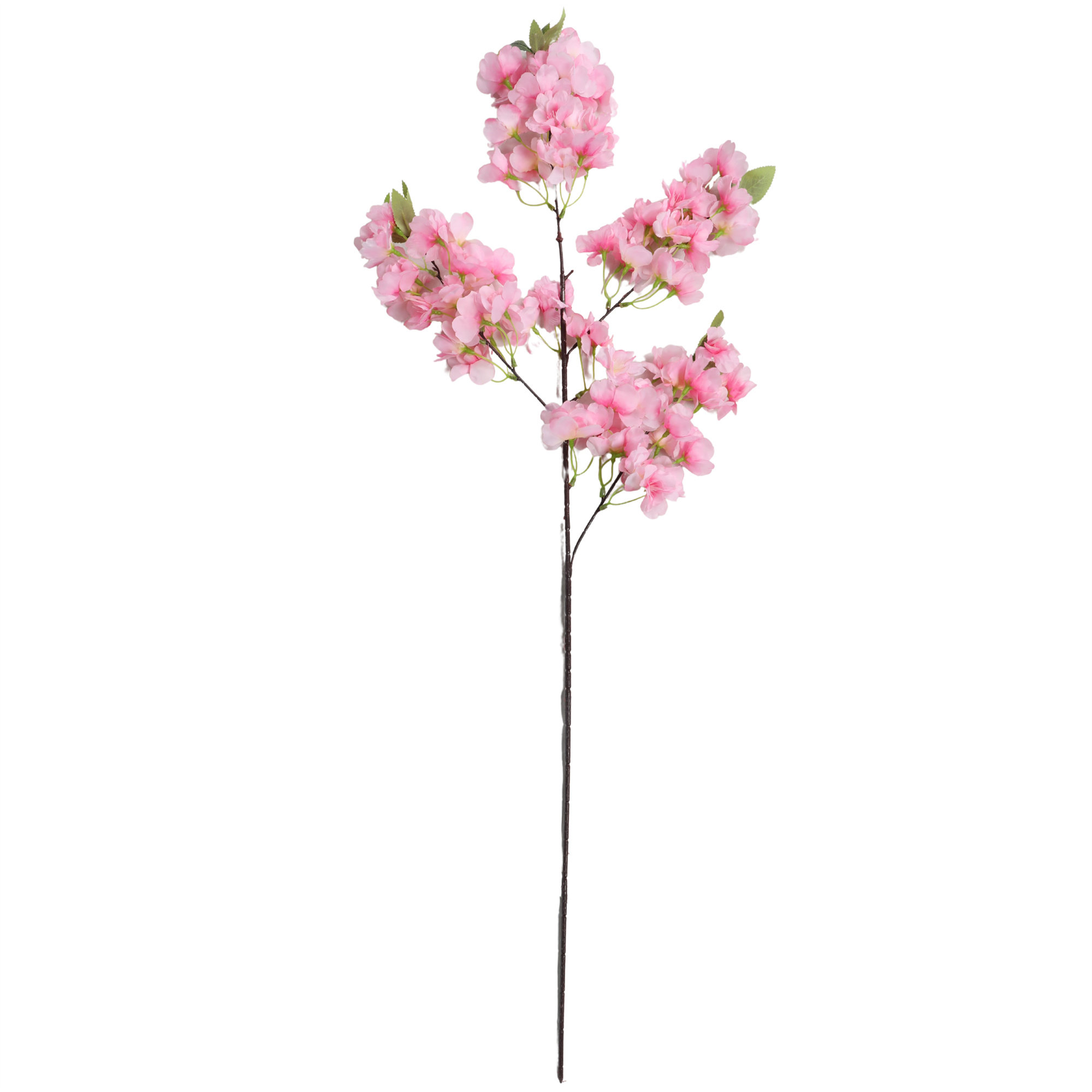 CEREZO EN FLOR ROSADO OSCURO, RAMA DECORATIVA DE 100 CM - 2