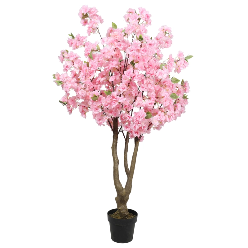 ARBOL DE CEREZO EN FLOR ROSADO DE 150 CM - 2