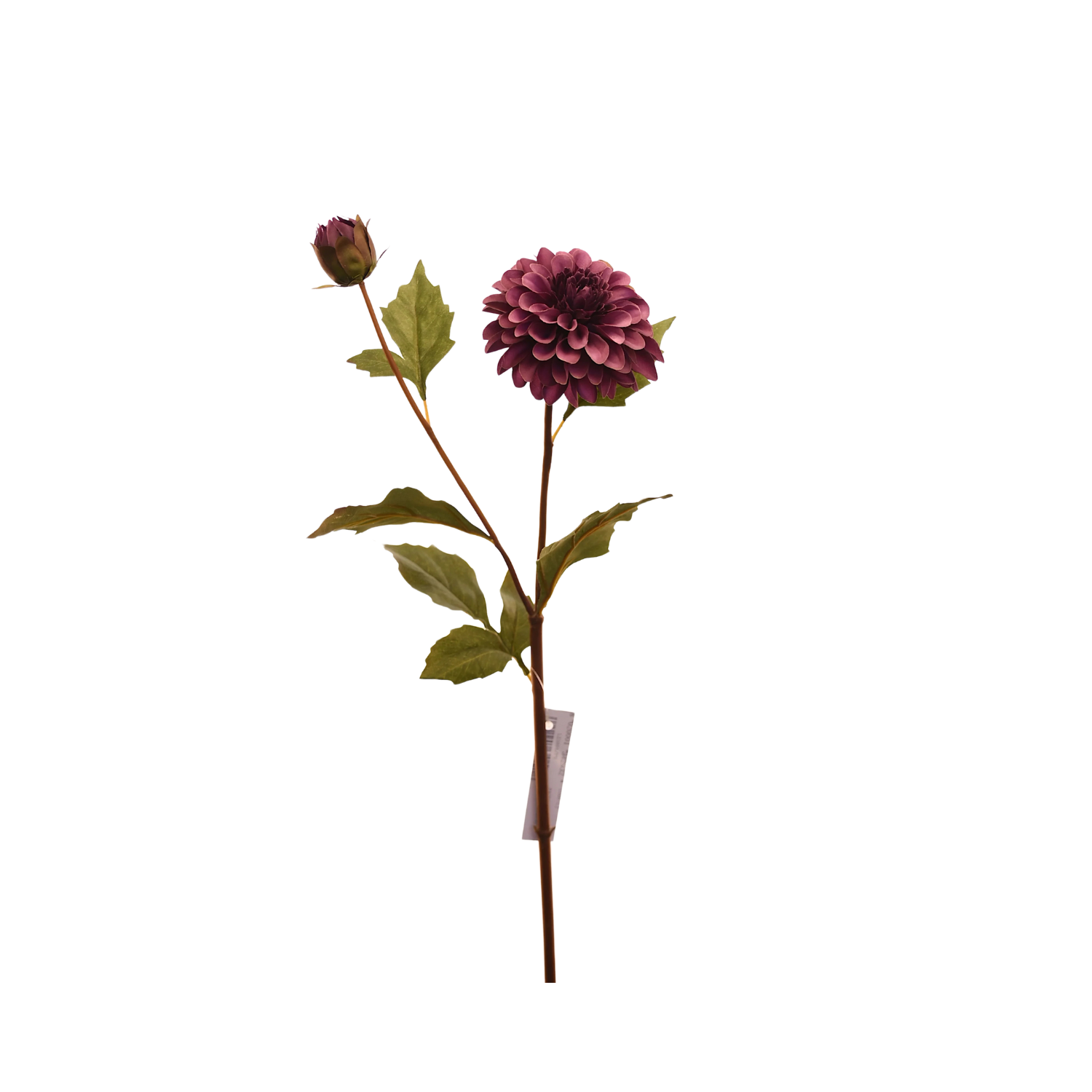 FLOR DE DALIA ARTIFICIAL COLOR FUCSIA DE 68 CM - 1