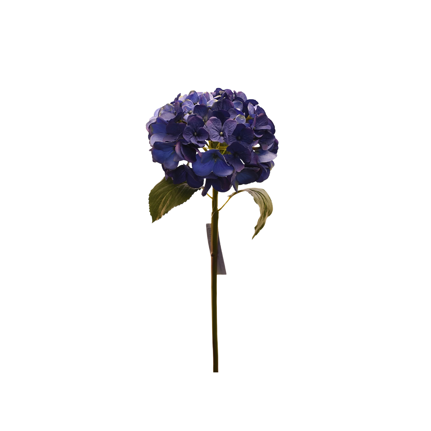 FLOR DE HORTENSIA ARTIFICIAL  COLOR AZUL DE 52 CM - 1