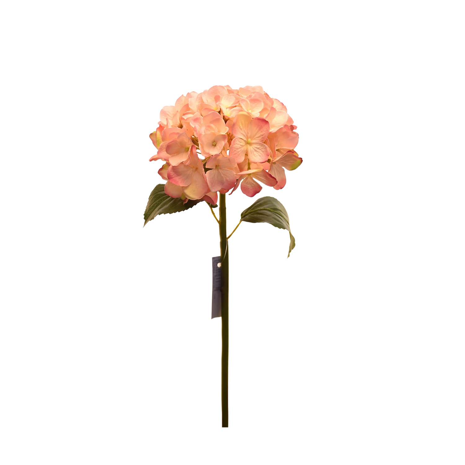FLOR DE HORTENSIA ARTIFICIAL COLOR ROSADO DE 52 CM - 1