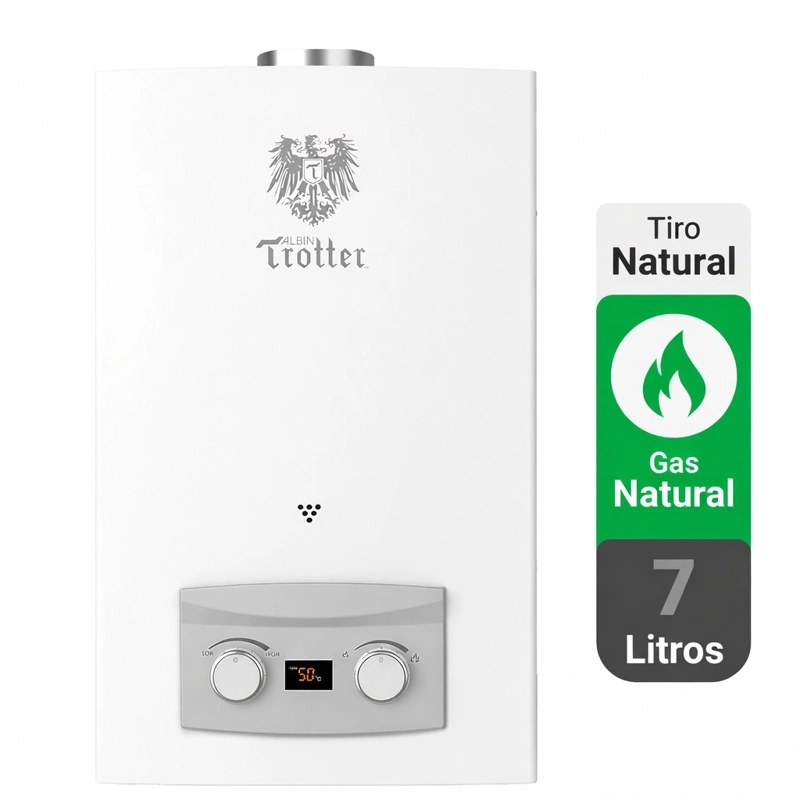 CALEFONT A GAS NATURAL 7 L ALBIN TROTTER TIRO NATURAL - 7