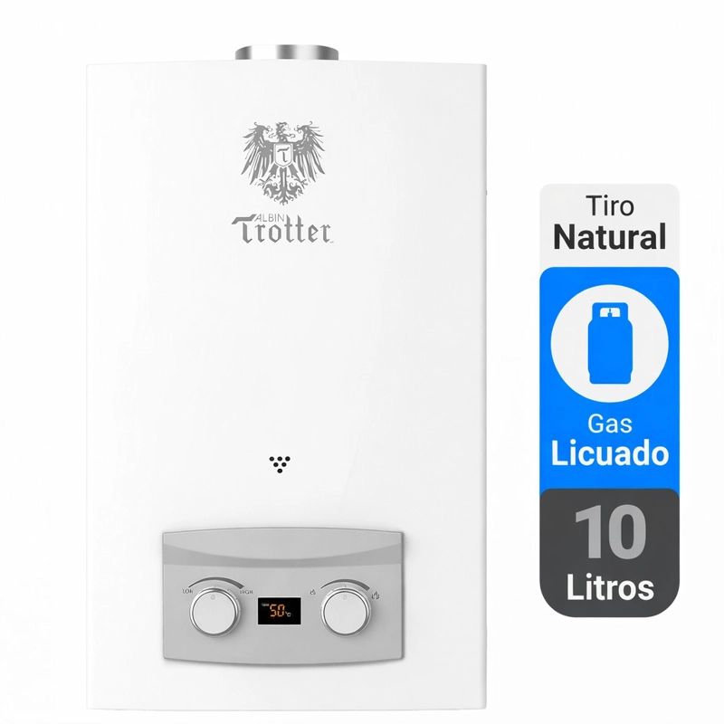 CALEFONT A GAS LICUADO 10 L ALBIN TROTTER TIRO NATURAL