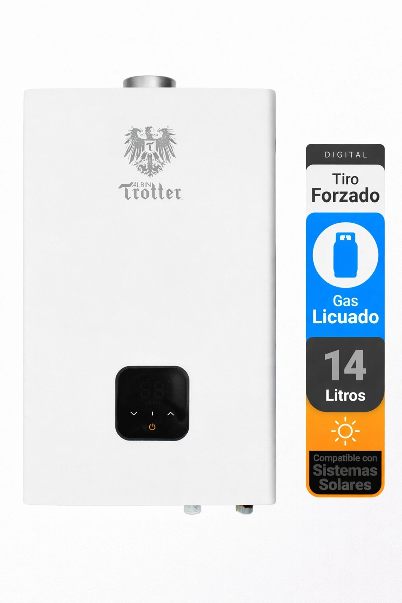 CALEFONT A GAS LICUADO 14 L ALBIN TROTTER TIRO FORZADO DIGITAL