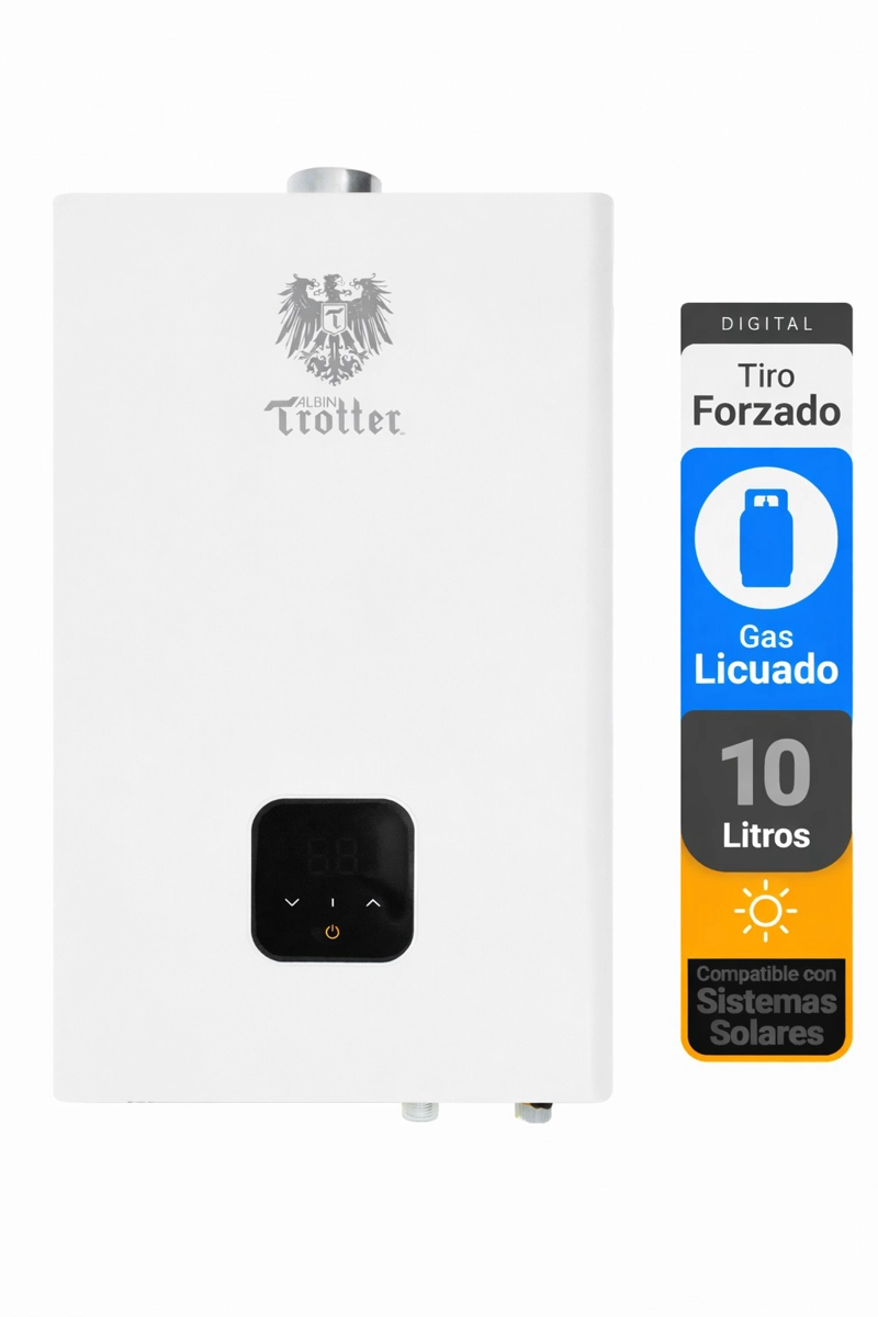 CALEFONT A GAS LICUADO 10 L ALBIN TROTTER TIRO FORZADO DIGITAL
