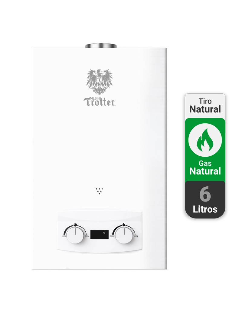 CALEFONT A GAS NATURAL 6 L ALBIN TROTTER TIRO NATURAL - 2