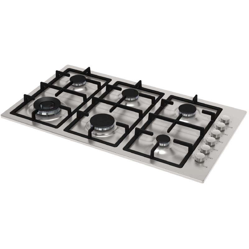 ENCIMERA GAS NATURAL ALBIN TROTTER QUADRA 90 CM 6 PLATOS - 3