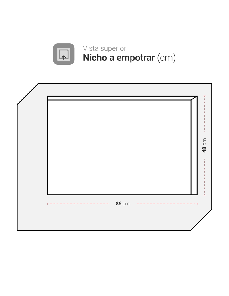 ENCIMERA GAS NATURAL ALBIN TROTTER QUADRA 90 CM 6 PLATOS - 6