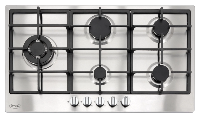 ENCIMERA GAS LICUADO ALBIN TROTTER 6 PLATOS AT-XN BREIT PRO 90
