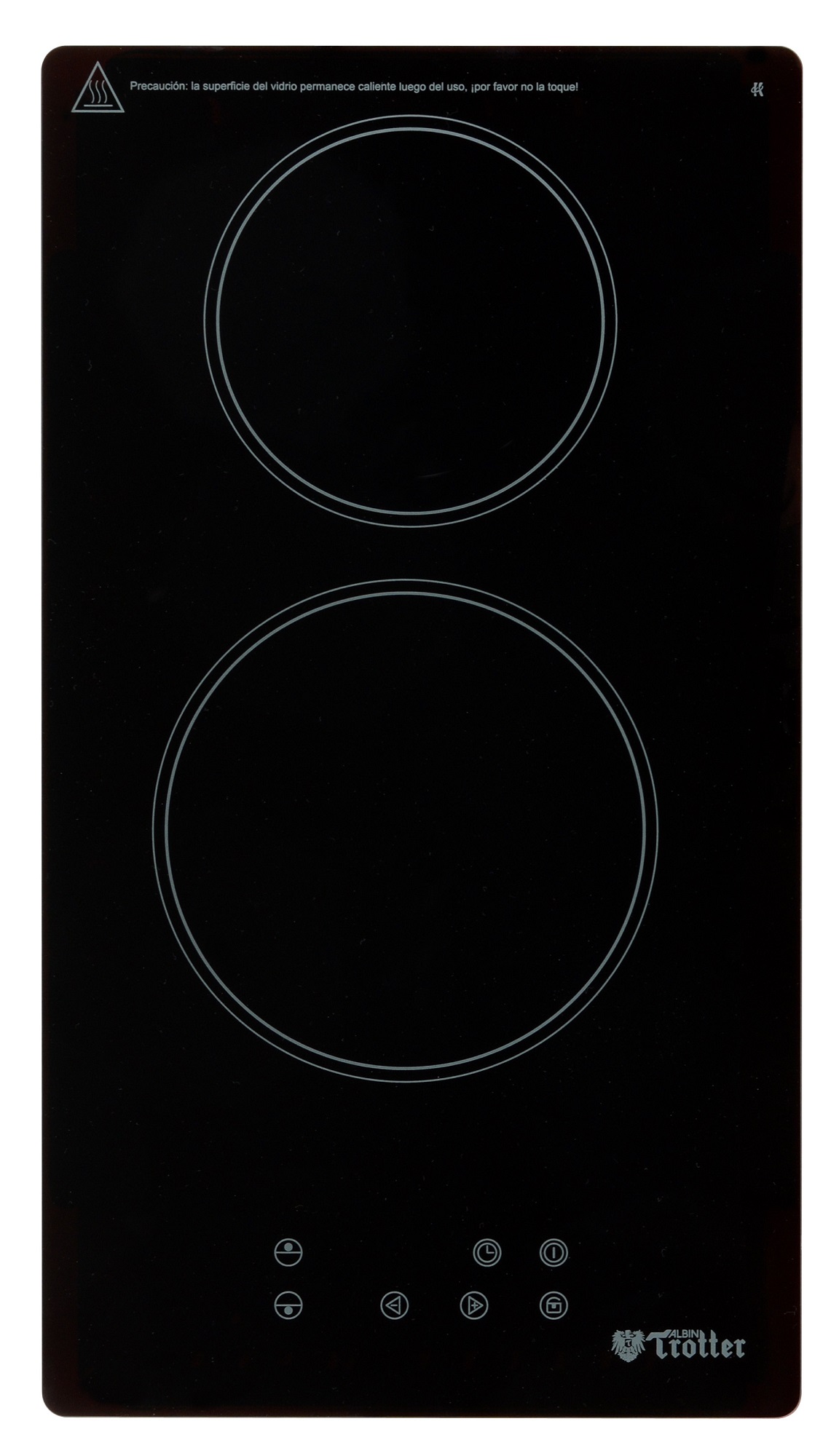 ENCIMERA ELÉCTRICA ALBIN TROTTER 2 PLATOS AT-XN VITRO - 1