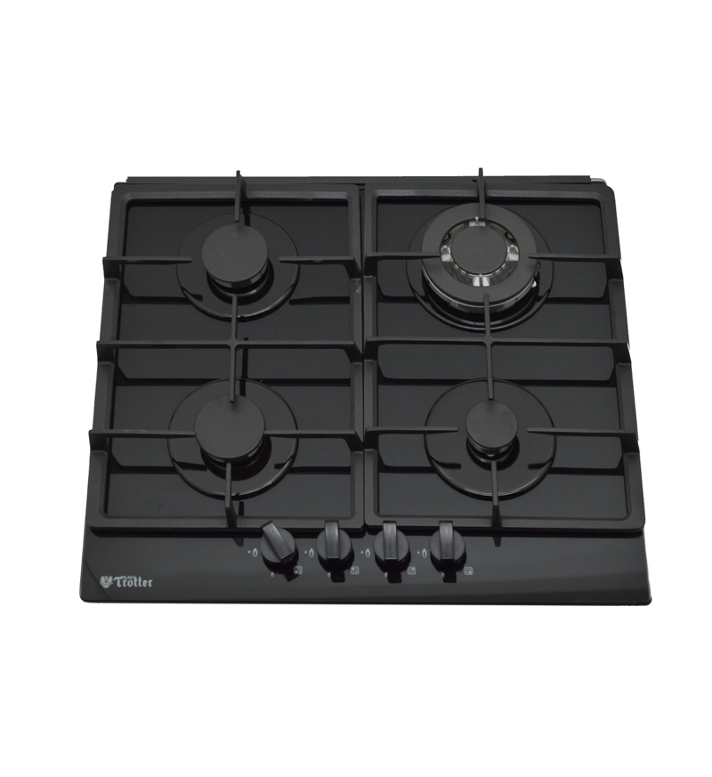 ENCIMERA EMPOTRABLE GAS LICUADO ALBIN TROTTER 4 PLATOS AT-XN GAS ON GLASS KASSEL FFT FFD - 1