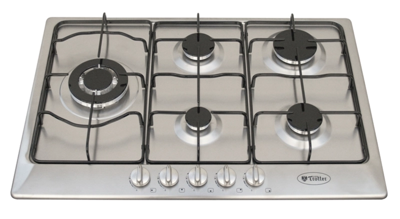 ENCIMERA GAS LICUADO ALBIN TROTTER 5 PLATOS AT EXCLUSIVE 75 FFD - 2