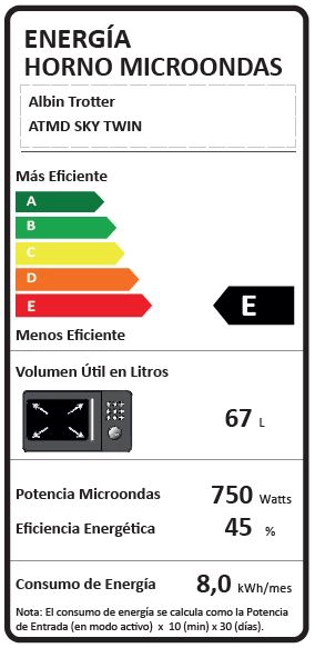 HORNO EMPOTRABLE CON MICROONDAS ATMD SKY TWIN ALBIN TROTTER - 7