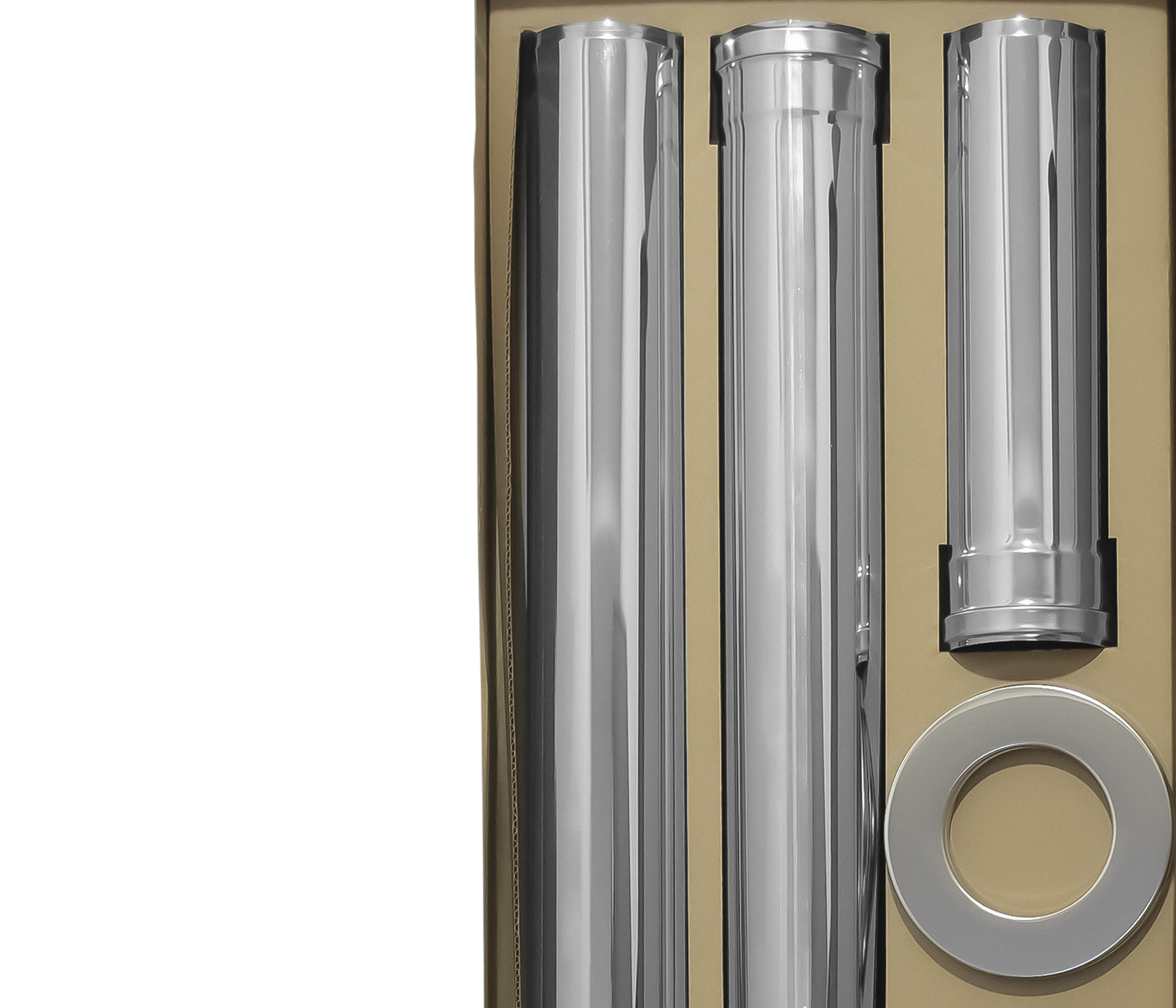 KIT PELLET ALBIN TROTTER ATDN DUCTO 80MM AC INOX - 4