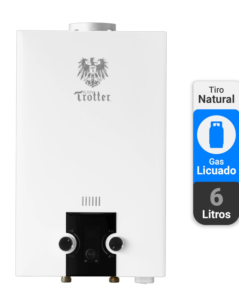 CALEFONT ALBIN TROTTER 6 LITROS TIRO NATURAL GAS LICUADO N24 - 1
