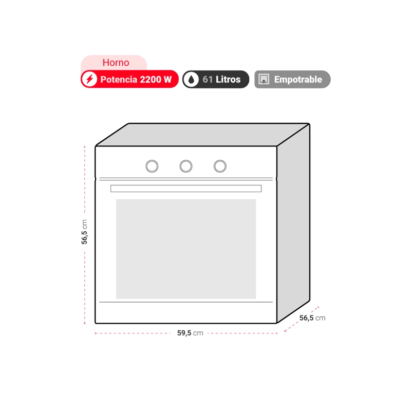 DUO ALBIN TROTTER COCINA GAS LICUADO HANNOVER PRO - 6