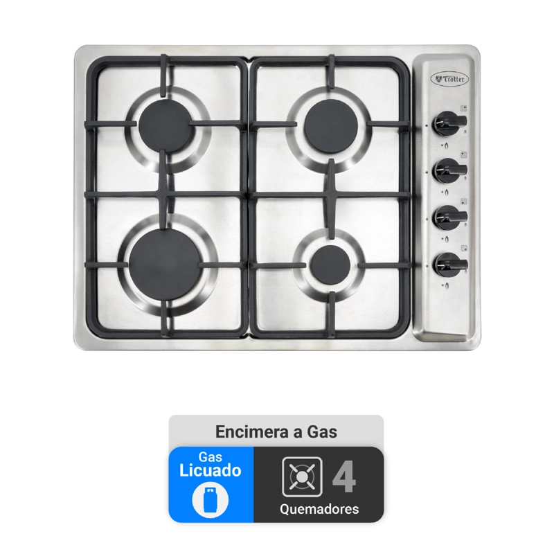KIT COCINA GAS LICUADO ALBIN TROTTER HANNOVER PRO - 4