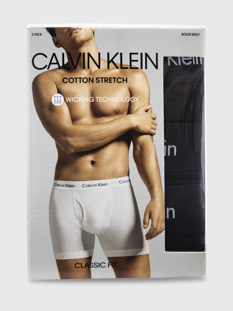 PACK 3 BOXERS BRIEF COTTON STRETCH - 4