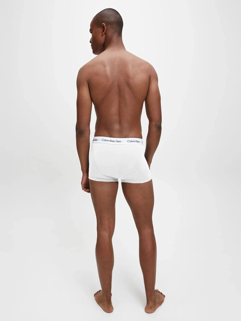PACK 3 BOXERS LOW RISE TRUNK COTTON STRETCH - 3