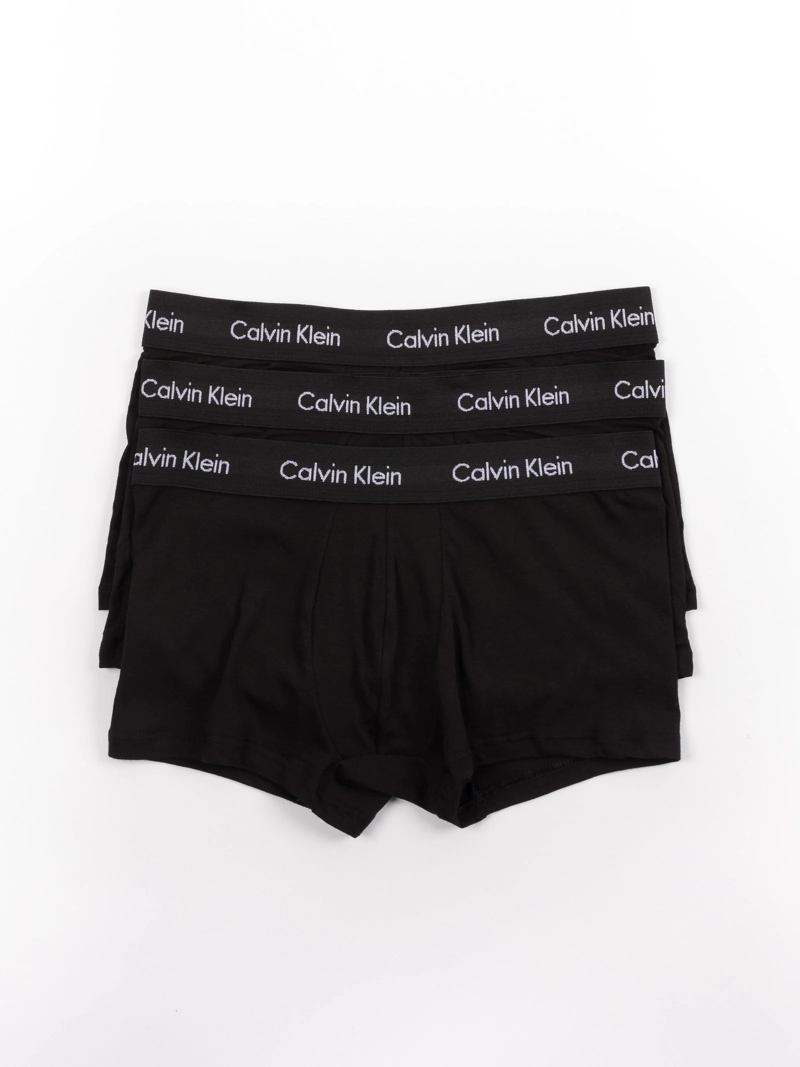 PACK 3 BOXERS LOW RISE TRUNK COTTON STRETCH - 1