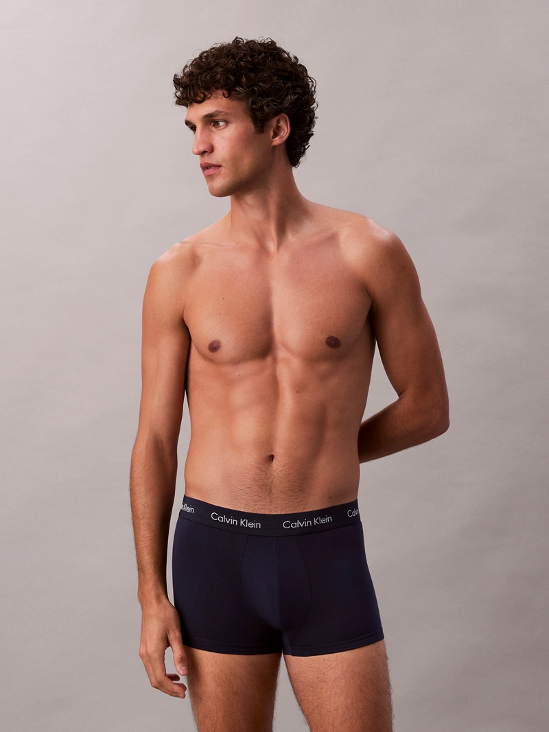PACK 3 BOXERS LOW RISE TRUNK COTTON STRETCH - 2