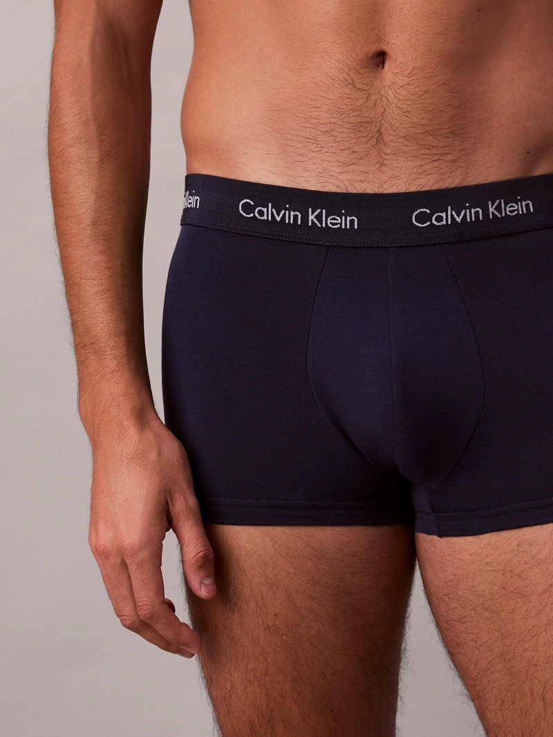 PACK 3 BOXERS LOW RISE TRUNK COTTON STRETCH - 6