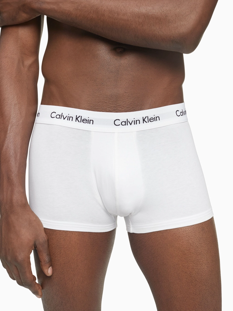 PACK 3 BOXERS LOW RISE TRUNK - COTTON STRETCH - 4