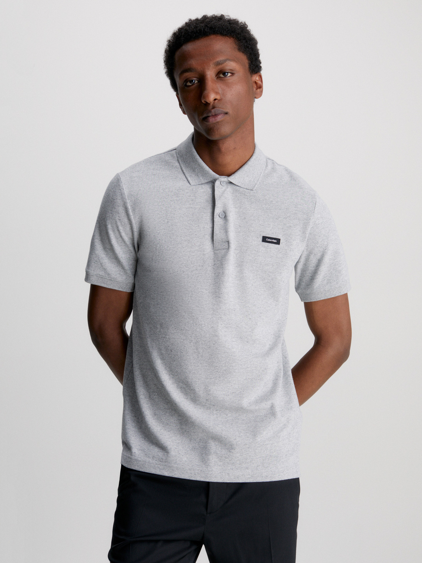 POLO STRETCH SLIM BUTTON - 1