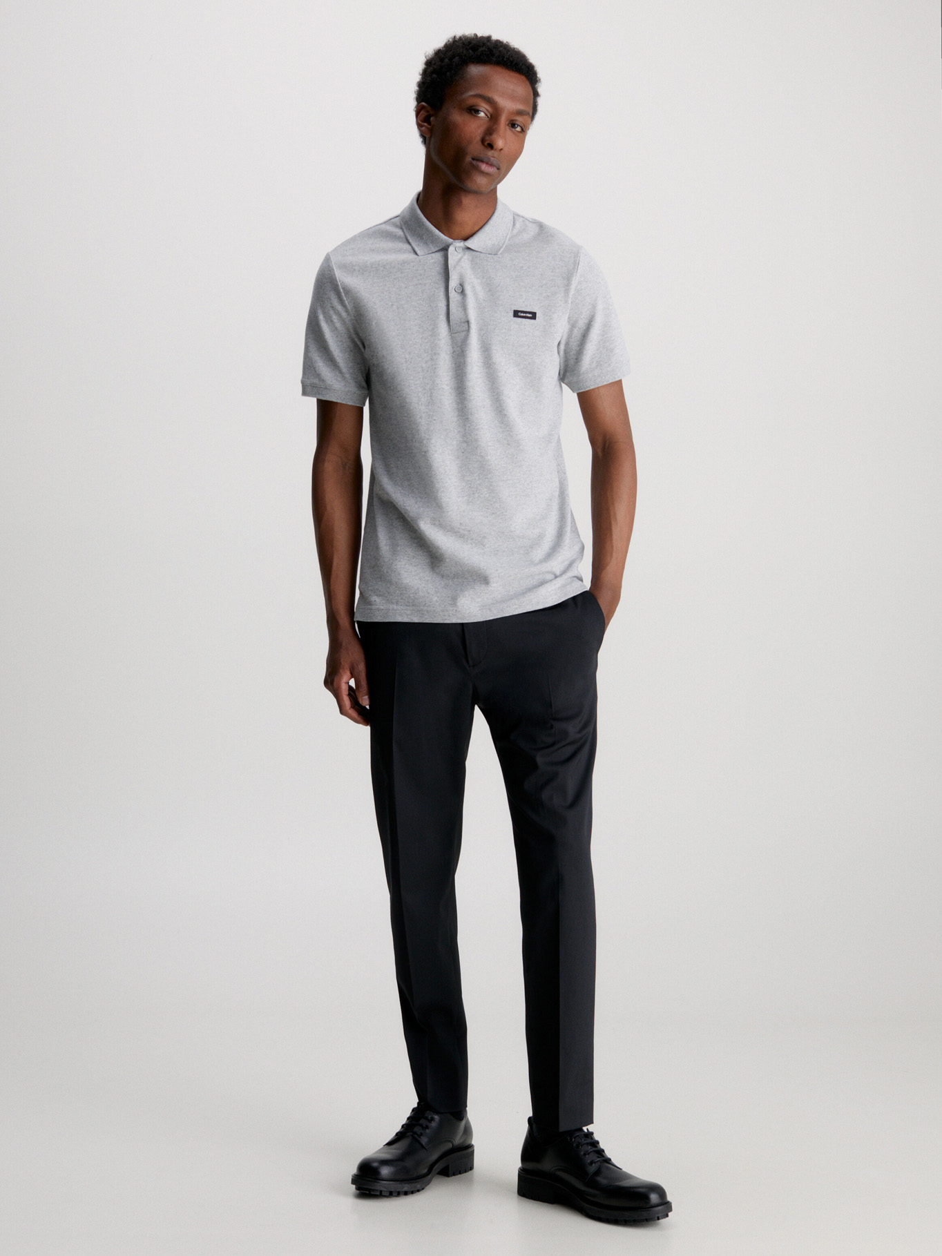 POLO STRETCH SLIM BUTTON - 2