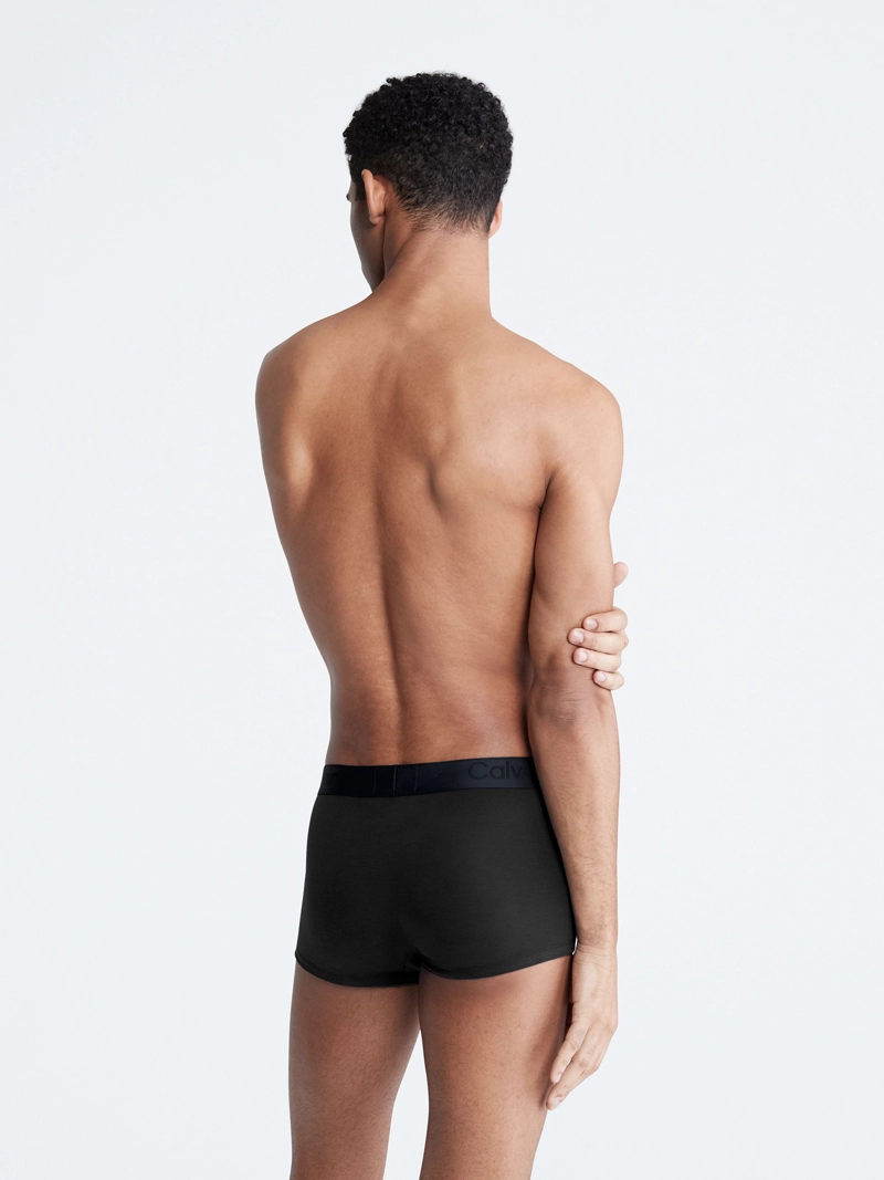PACK 3 BOXERS LOW RISE TRUNK CK BLACK - 4