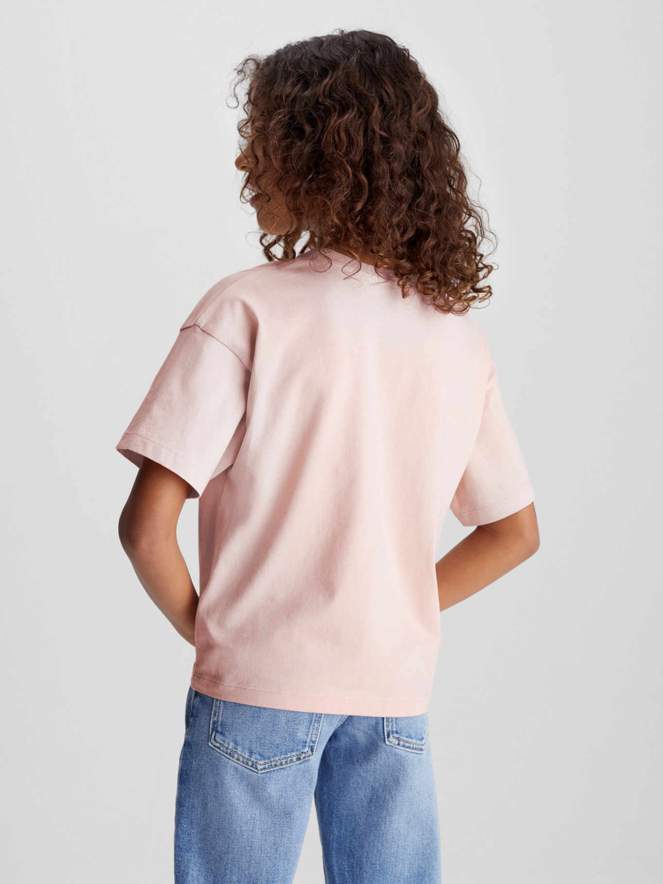 POLERA ALGODÓN NIÑA CALVIN KLEIN SERENITY MONOGRAM - 3