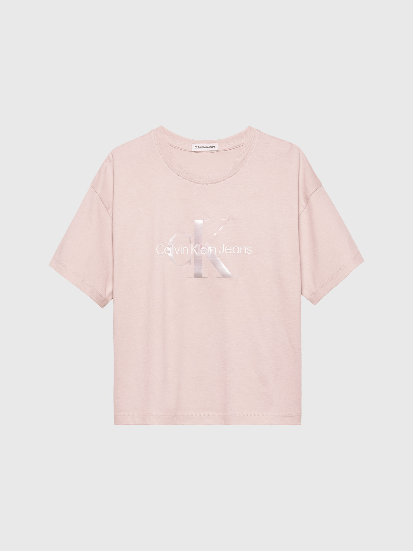 POLERA ALGODÓN NIÑA CALVIN KLEIN SERENITY MONOGRAM - 5