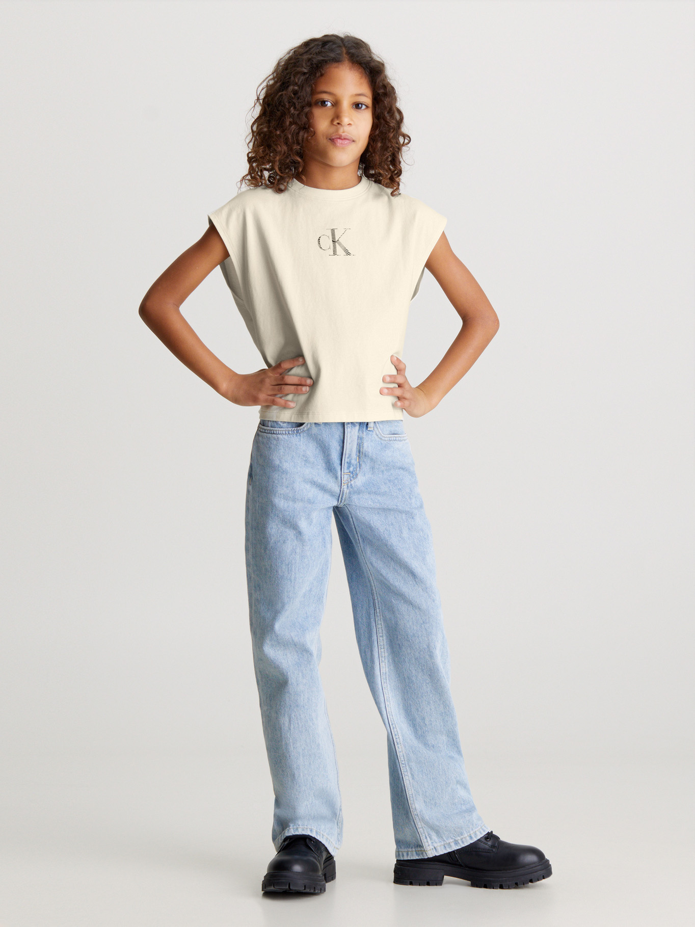 POLERA ALGODÓN NIÑA CALVIN KLEIN IRIDESCENT - 2