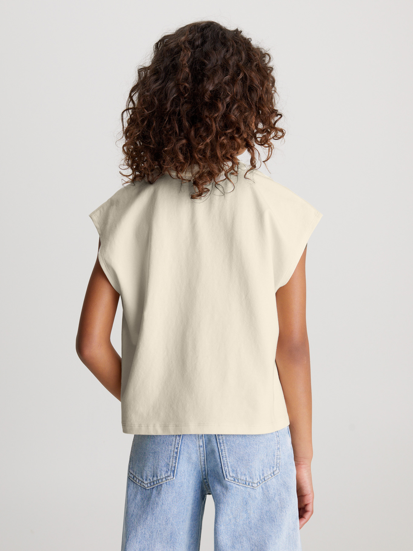 POLERA ALGODÓN NIÑA CALVIN KLEIN IRIDESCENT - 3