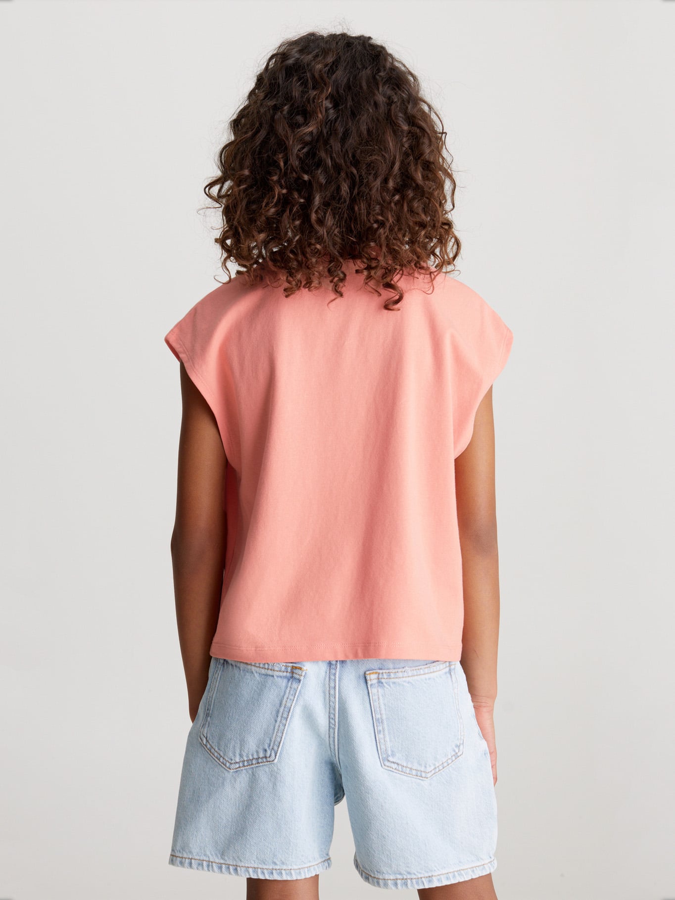 POLERA ALGODÓN NIÑA CALVIN KLEIN IRIDESCENT - 3