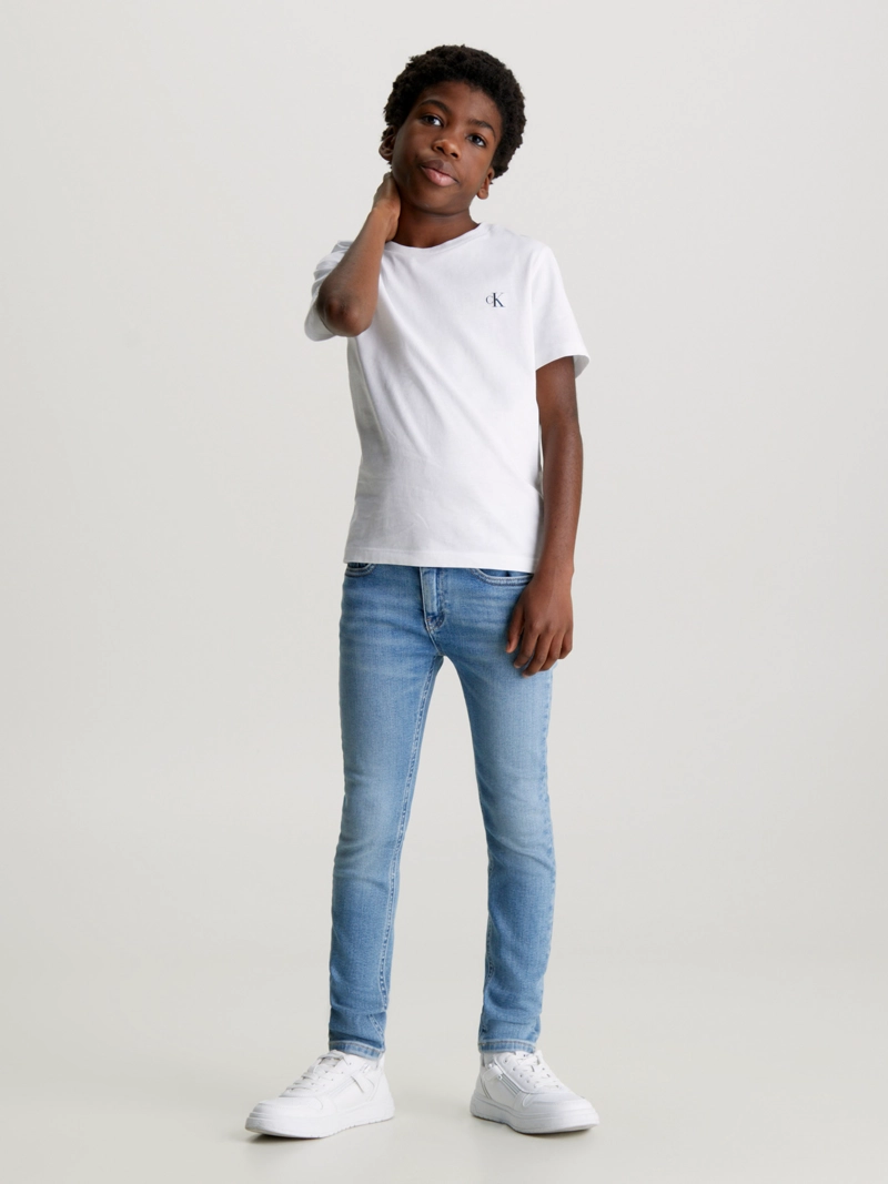 JEAN ALGODÓN NIÑO CALVIN KLEIN MID RISE SKINNY - 1