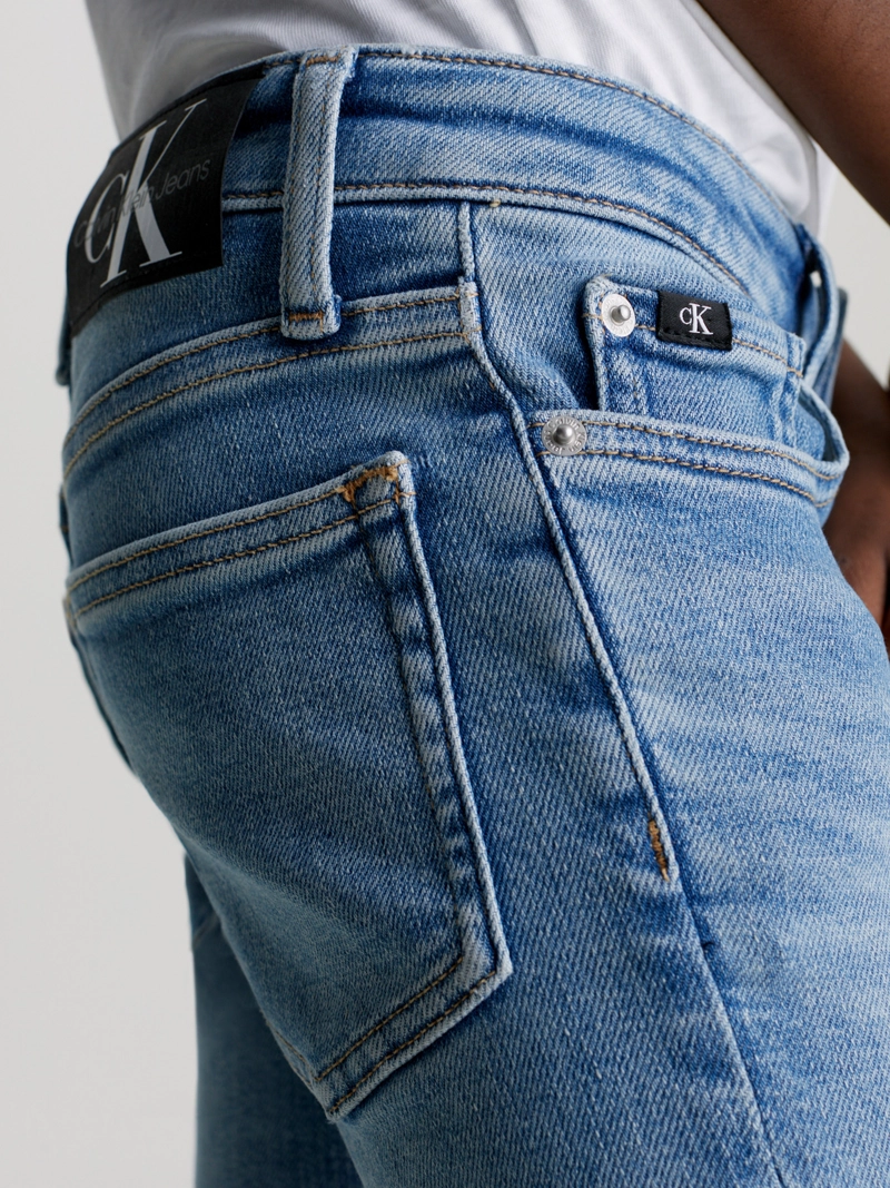 JEAN ALGODÓN NIÑO CALVIN KLEIN MID RISE SKINNY - 4
