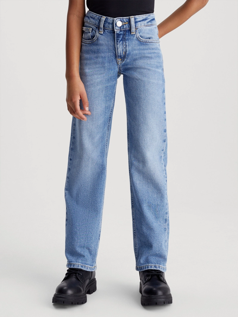 JEAN ALGODÓN NIÑA CALVIN KLEIN MID RISE STRAIGHT - 2