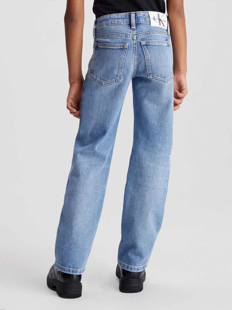 JEAN ALGODÓN NIÑA CALVIN KLEIN MID RISE STRAIGHT - 3